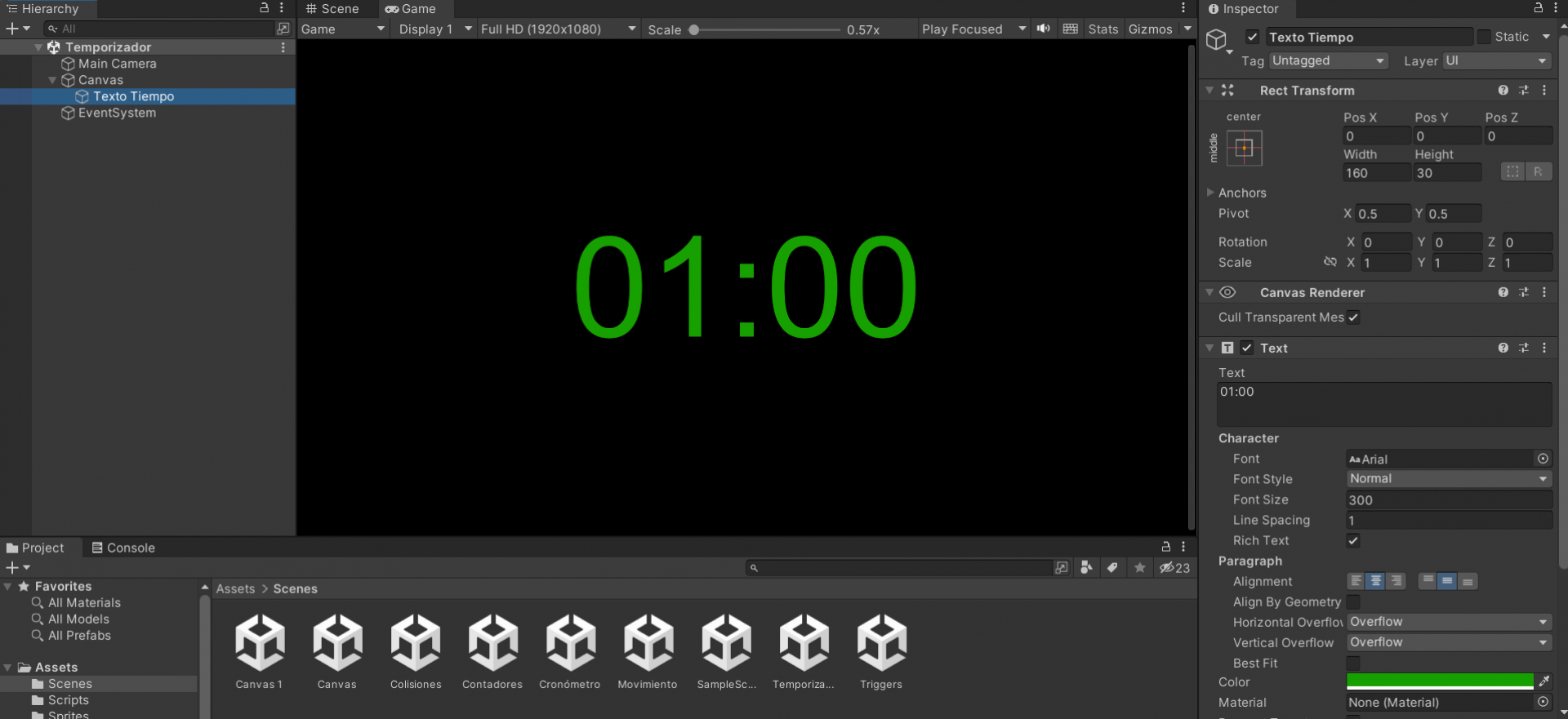 22 Unity 2D - Temporizador