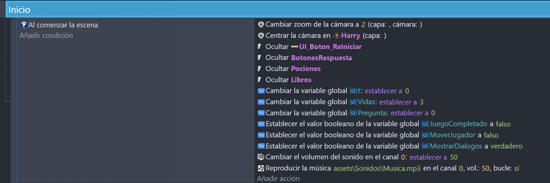 56 Eventos de inicio completo