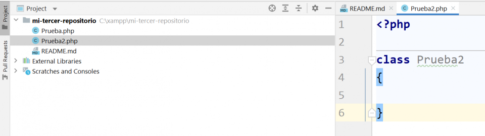 Después del commit